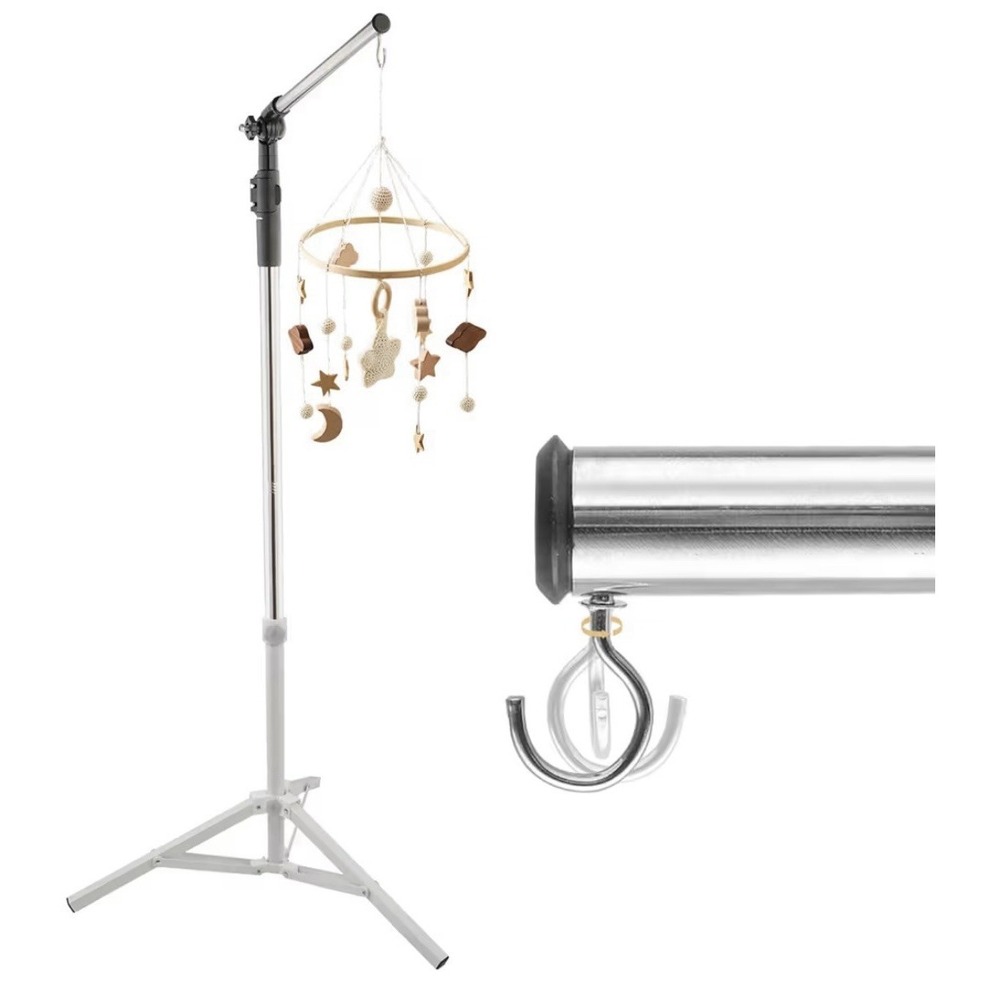 Mobile Holder for Crib Telescopic 56-78in Crib Mobile Arm Floor Stand By Frebuta